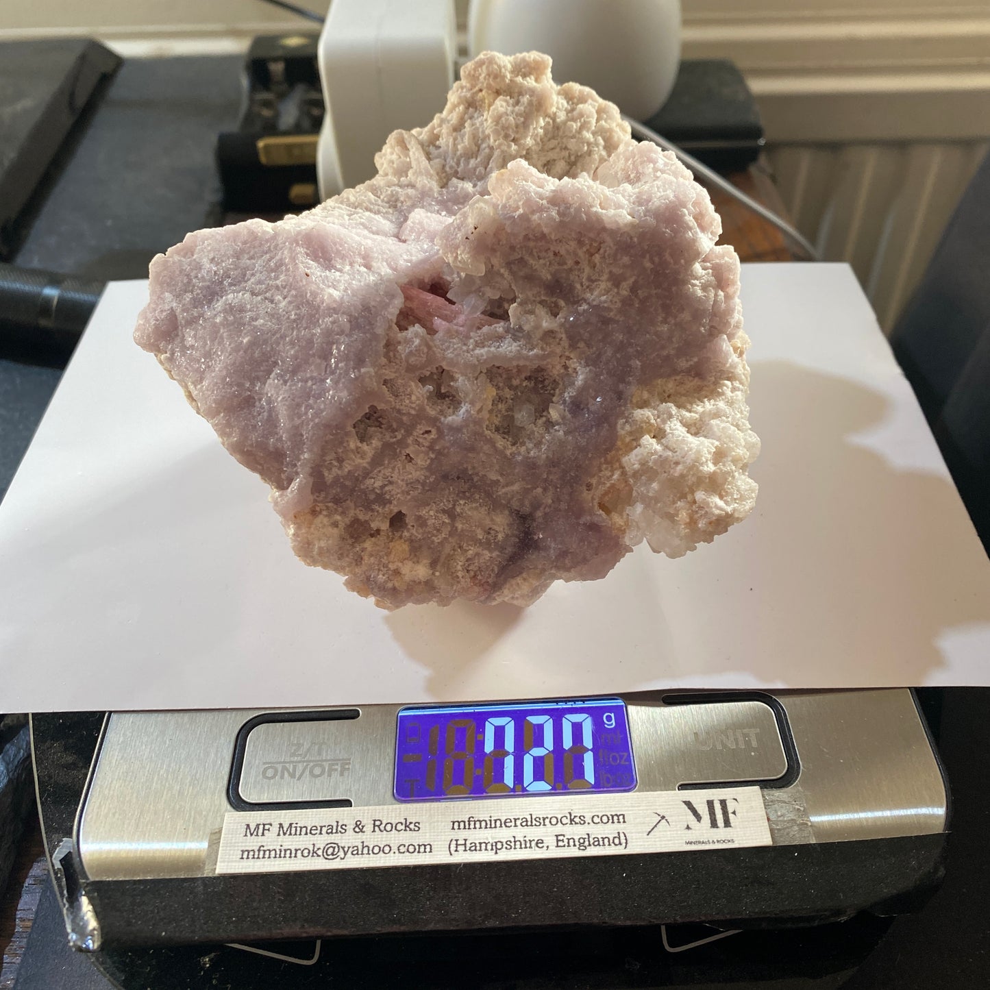 ELBAITE/QUARTZ/MICROCLINE ETC INTRIGUING SPECIMEN : PYINGYI TAUNG, MYANMAR 727g MF4532