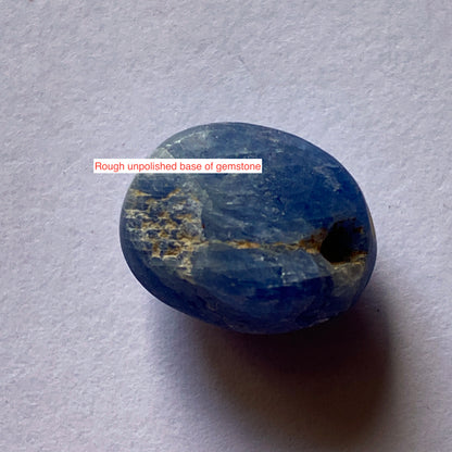 SAPPHIRE CORUNDUM  GEMSTONE - MOGOK, PWIN-Oo-LWIN, MANDALAY, MYANMAR 15.55Ct MFG2249