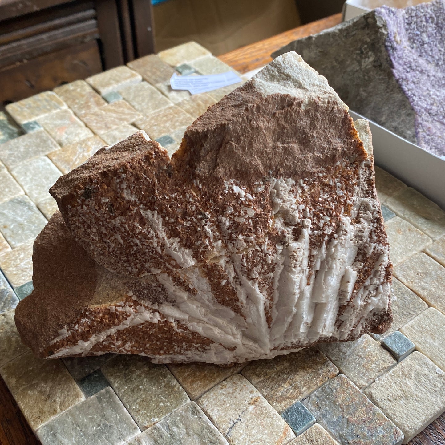 BARYTE WITH CALCITE GORTDRUM MINE, IRELAND SUBSTANTIAL 1005g MF1959