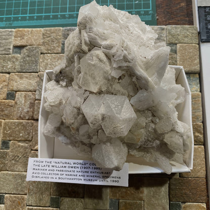 WITHERITE WITH CALCITE : MINERVA MINE, HARDIN COUNTY, ILLINOIS, U.S.A. 959g MF4533