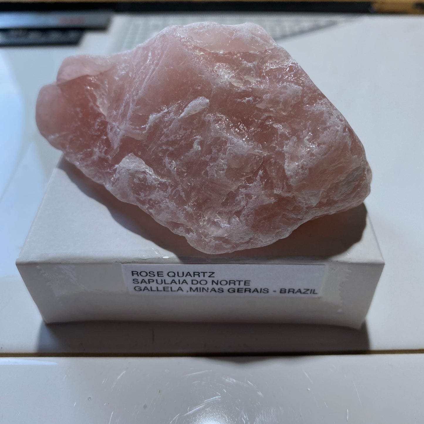ROSE QUARTZ : SAPULAIA DO NORTE, GALLELA, MINAS GERAIS, BRAZIL