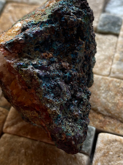 COPPER MINERALISATION : SOUTH TOLCARNE MINE, CAMBORNE, CORNWALL  95g MF5179