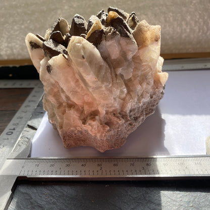 DOG TOOTH CALCITE WITH PYRITE COATING, CHIPPING SODBURY, ENGLAND LARGE 955g MF1958