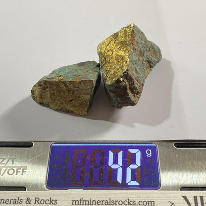 CHALCOPYRITE/MALACHITE : COBRA 8 MINE, CHIREDZI MINING DISTRICT, ZIMBABWE 42g MF4535