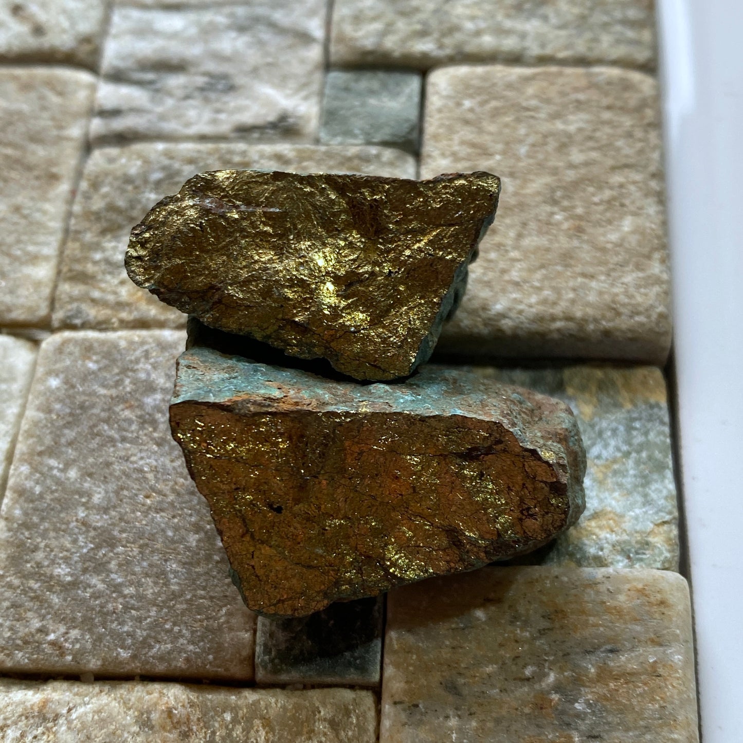 CHALCOPYRITE/MALACHITE : COBRA 8 MINE, CHIREDZI MINING DISTRICT, ZIMBABWE 42g MF4535