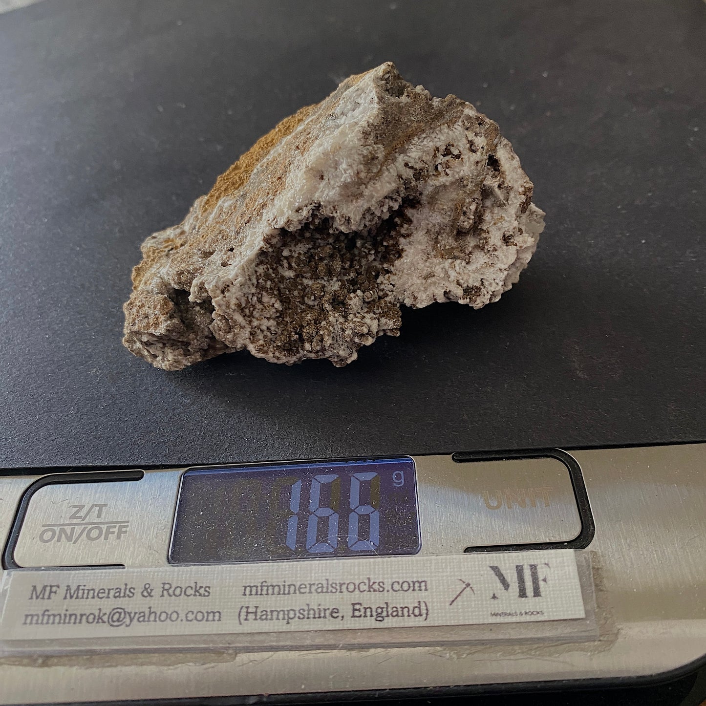 BARYTOCALCITE [ETC] - NENTSBURY HAGGS MINE, ALSTON MOOR, CUMBRIA, ENGLAND  166g MF4423166g mf