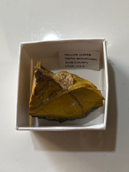 YELLOW JASPER [UNUSUAL] : TINTIC MOUNTAINS, UTAH, U.S.A.  51g MF5180