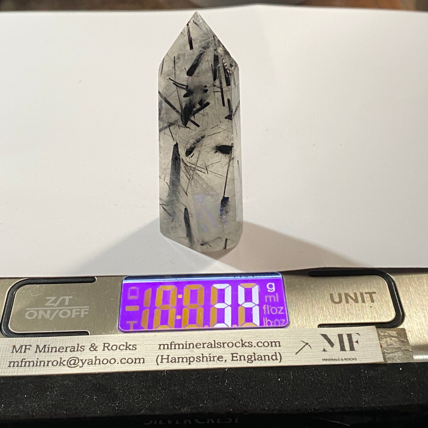 SCHORL TOURMALINE IN QUARTZ : ERONGO MOUNTAINS, NAMIBIA  34g MF4537