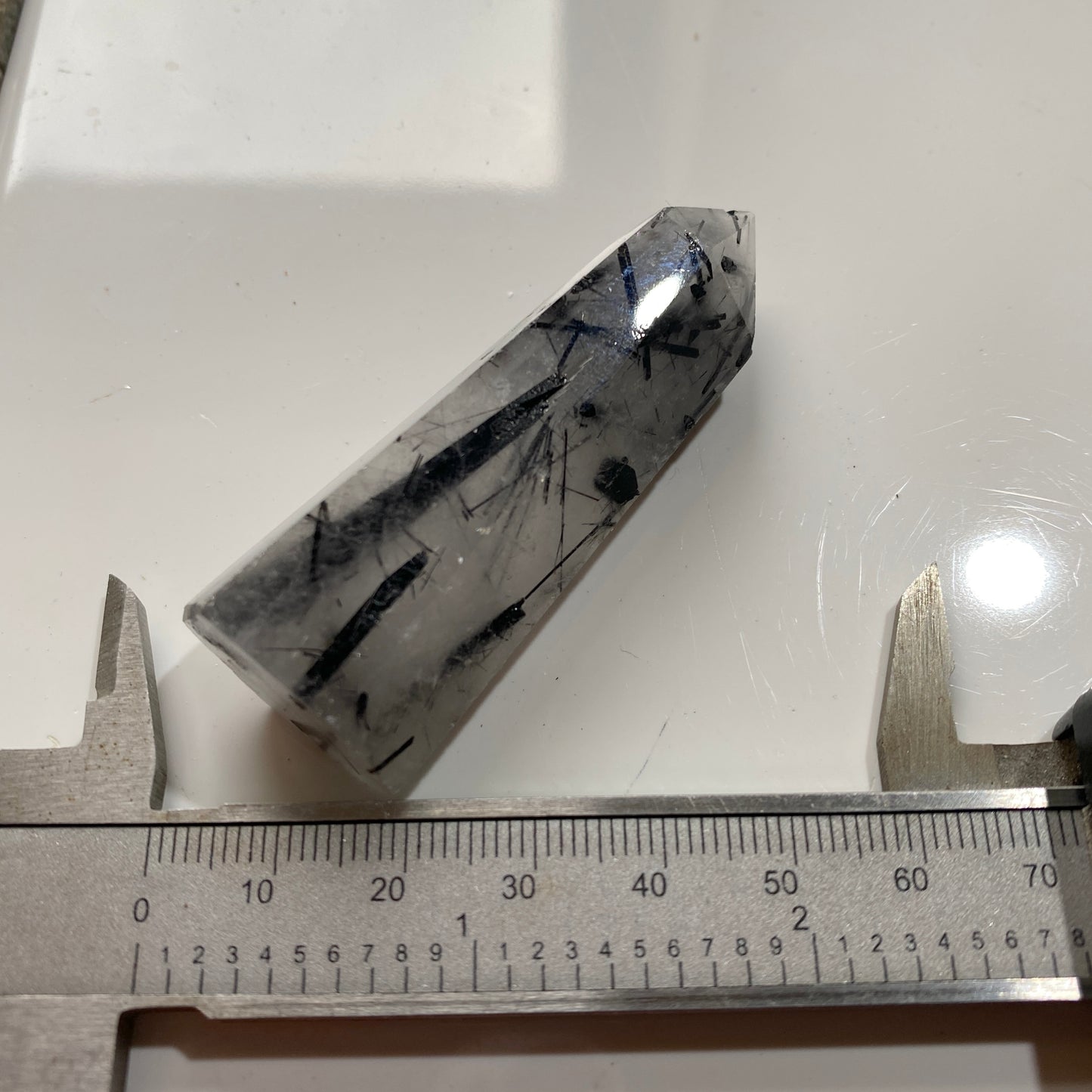 SCHORL TOURMALINE IN QUARTZ : ERONGO MOUNTAINS, NAMIBIA  34g MF4537
