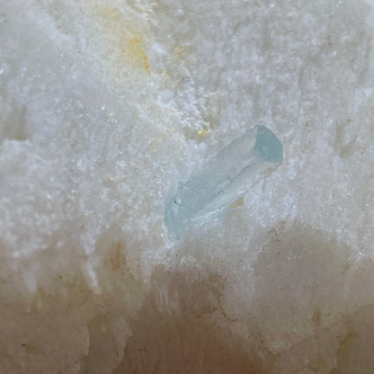 AQUAMARINE BERYL IN ALBITE - CHUMAR BAKHOOR, NAGAR DISTRICT, GILGIT-BALTISTAN, PAKISTAN