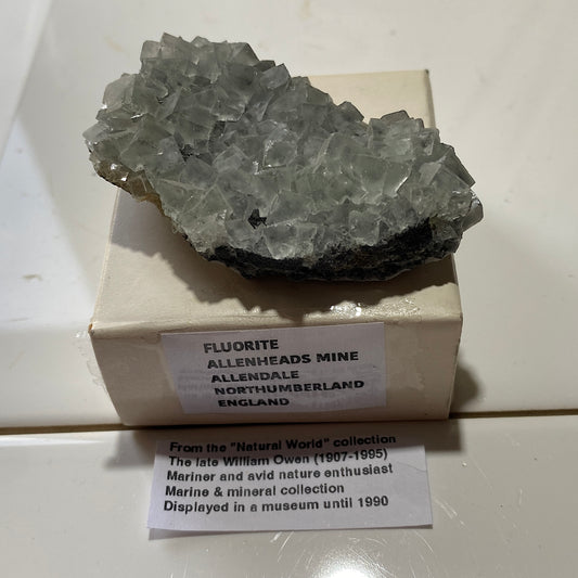 FLUORITE : ALLENHEADS MINE, ALLENDALE, NORTHUMBERLAND, ENGLAND 44g MF4539