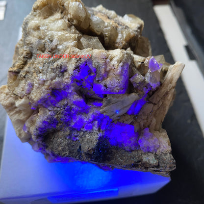 FLUORITE WITH BARYTE ETC - HILTON MINE, CUMBRIA, ENGLAND