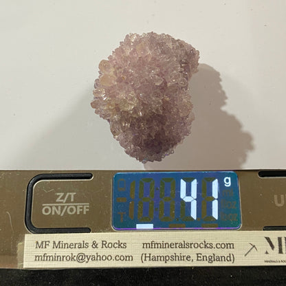 "HEDGEHOG" AMETHYST CRYSTAL CLUSTER : ARTIGAS, URUGUAY 41g MF4540