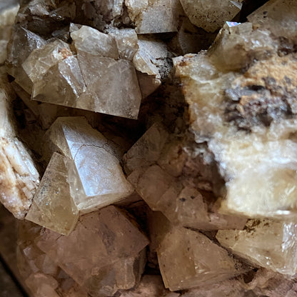 FLUORITE WITH BARYTE ETC - HILTON MINE, CUMBRIA, ENGLAND