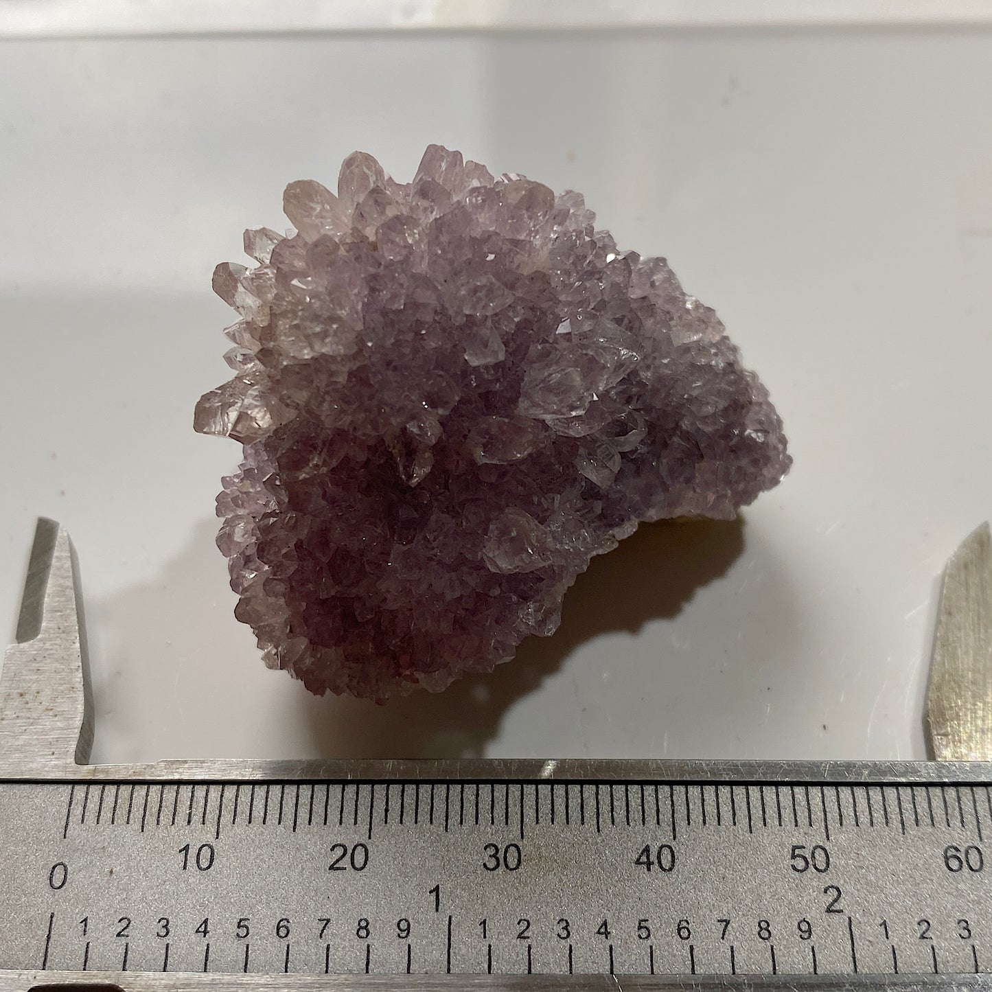 "HEDGEHOG" AMETHYST CRYSTAL CLUSTER : ARTIGAS, URUGUAY 41g MF4540