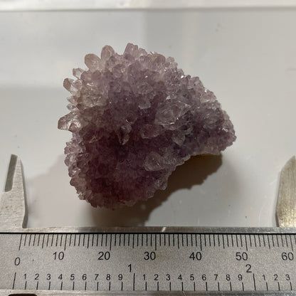 "HEDGEHOG" AMETHYST CRYSTAL CLUSTER : ARTIGAS, URUGUAY 41g MF4540