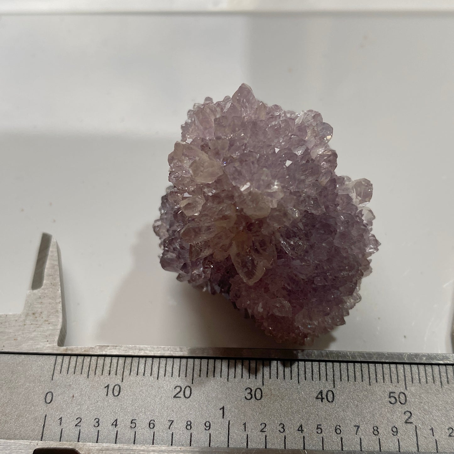 "HEDGEHOG" AMETHYST CRYSTAL CLUSTER : ARTIGAS, URUGUAY 41g MF4540