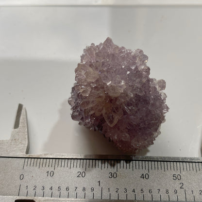 "HEDGEHOG" AMETHYST CRYSTAL CLUSTER : ARTIGAS, URUGUAY 41g MF4540
