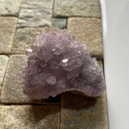 "HEDGEHOG" AMETHYST CRYSTAL CLUSTER : ARTIGAS, URUGUAY 41g MF4540