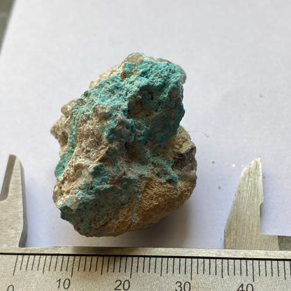 TURQUOISE FROM GUNHEATH CHINA CLAY PIT, CORNWALL. 25g MF1966