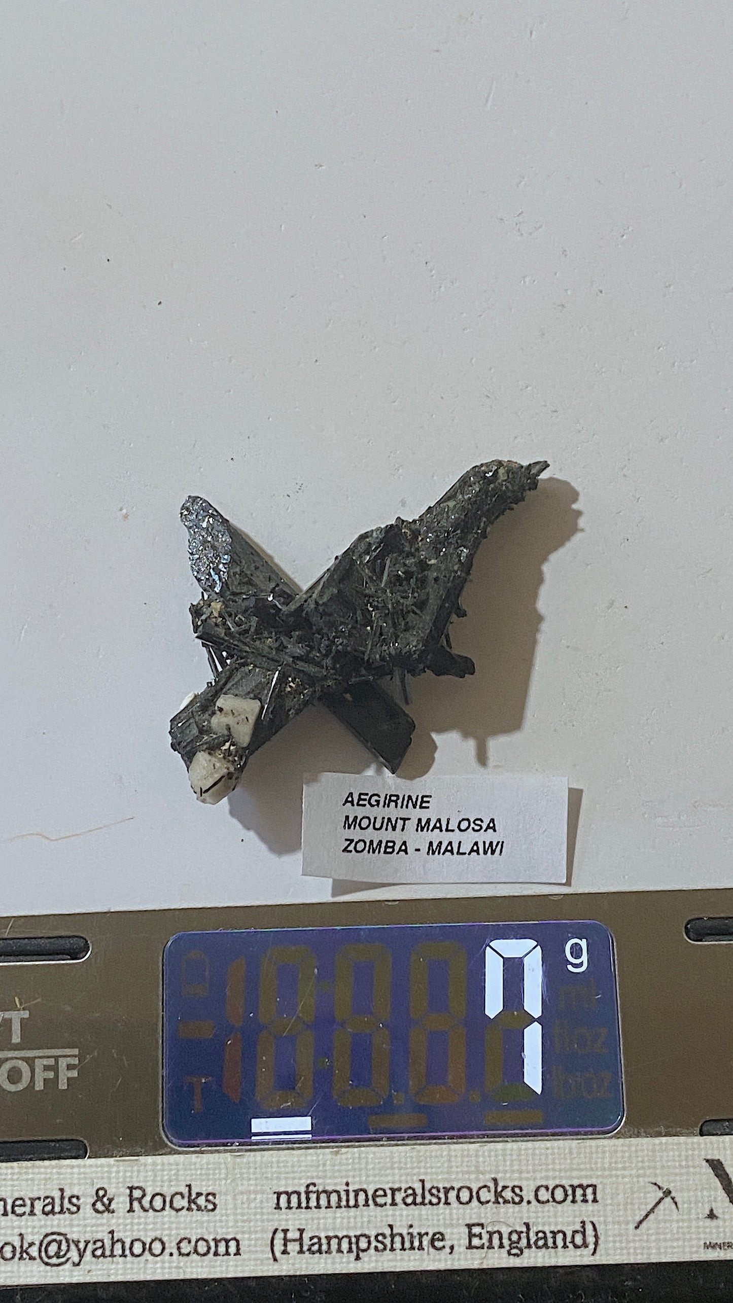 AEGIRINE : MOUNT MALOSA, ZOMBA, MALAWI. 7g MF5185