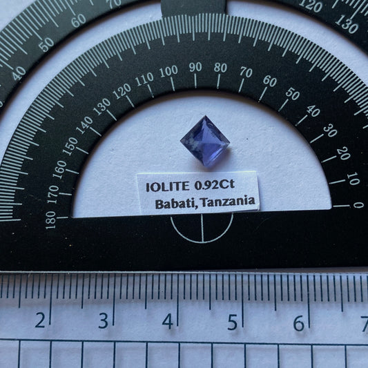 IOLITE NATURAL MINED GEMSTONE - BABATI, MANYARA, TANZANIA 0.92Ct MFG5335