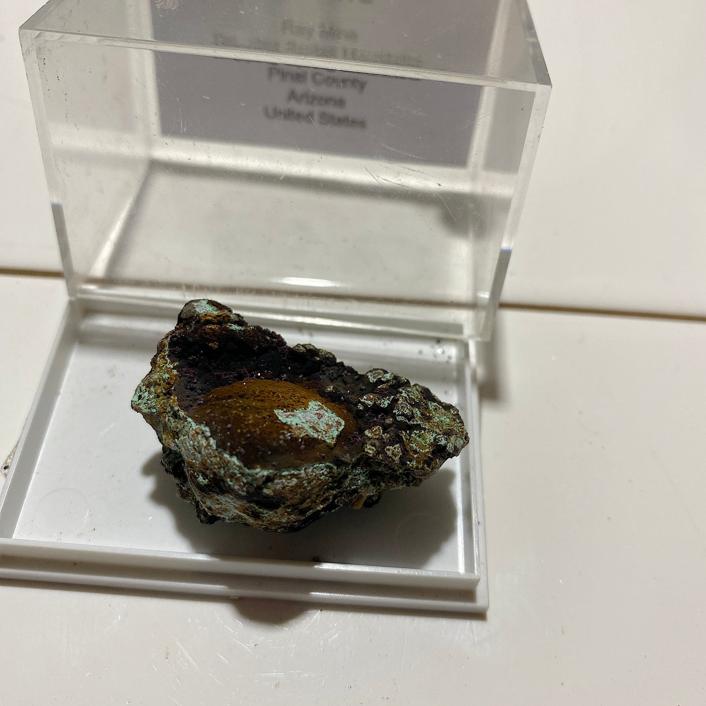 CUPRITE [ETC] : RAY MINE, SCOTT MOUNTAIN, PINAL COUNTY, ARIZONA, U.S.A. 18g MF4545