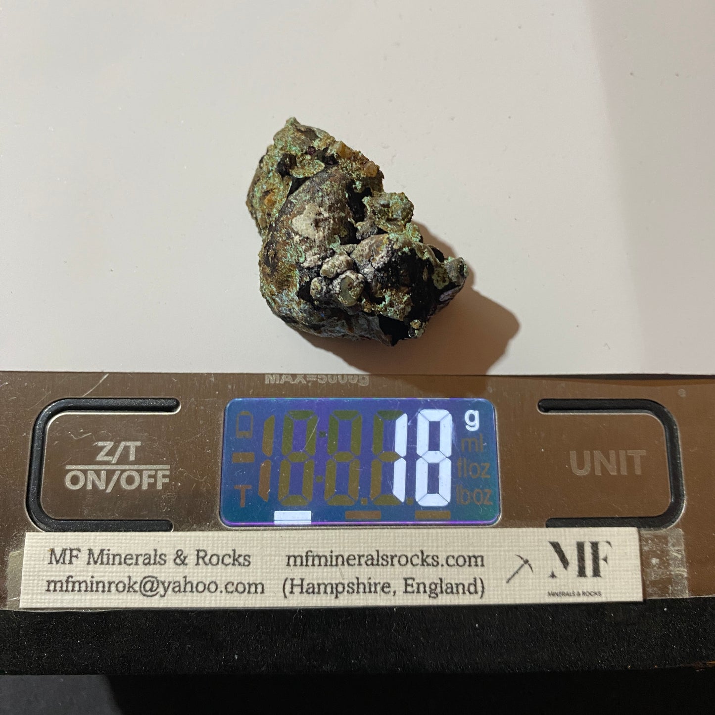 CUPRITE [ETC] : RAY MINE, SCOTT MOUNTAIN, PINAL COUNTY, ARIZONA, U.S.A. 18g MF4545