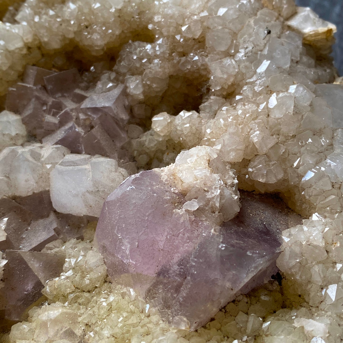 QUARTZ/CALCITE/FLUORITE - CAMBOKEELS MINE, CO DURHAM, ENGLAND SUBSTANTIAL 5.4kg MF2000