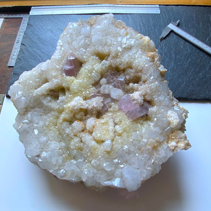 QUARTZ/CALCITE/FLUORITE - CAMBOKEELS MINE, CO DURHAM, ENGLAND SUBSTANTIAL 5.4kg MF2000