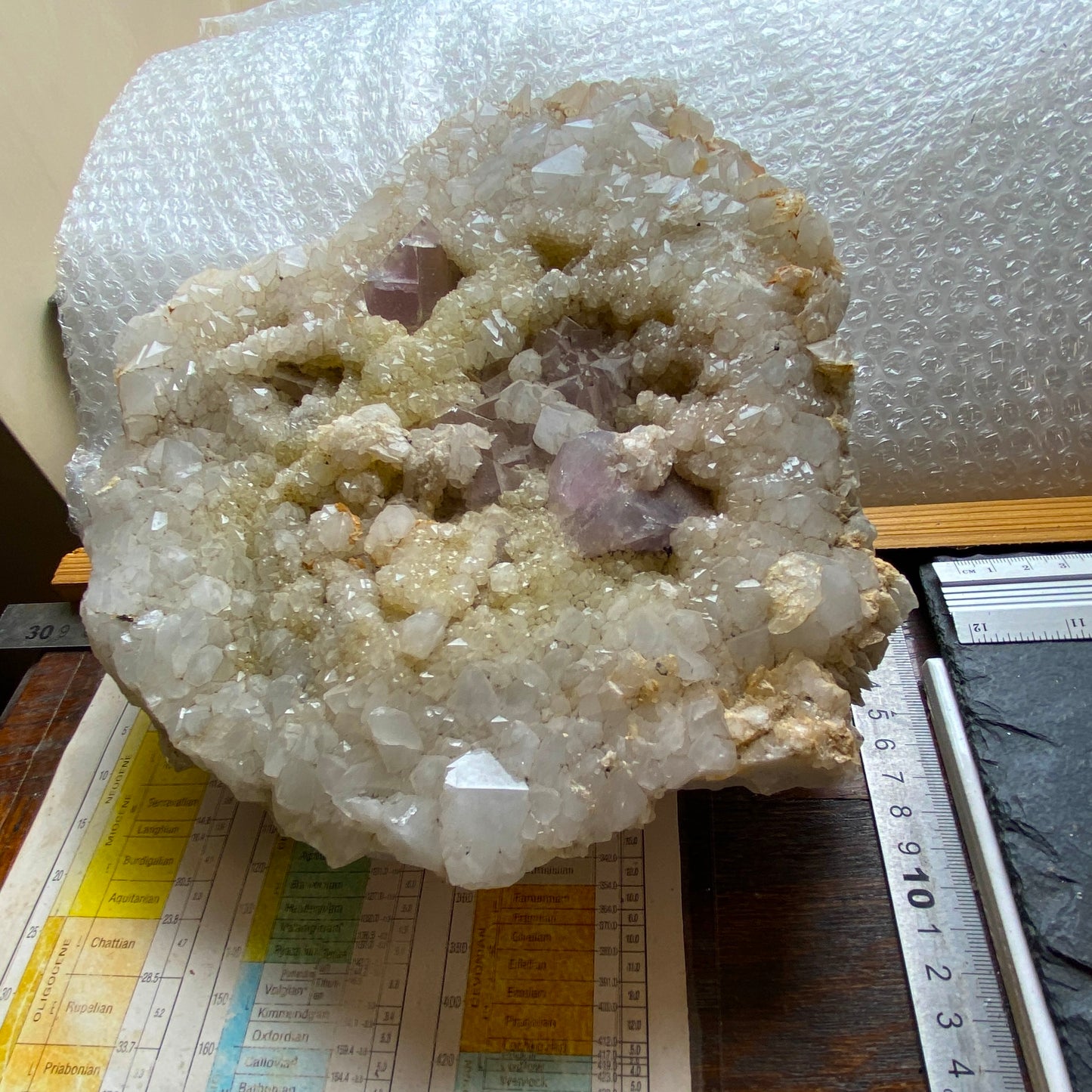 QUARTZ/CALCITE/FLUORITE - CAMBOKEELS MINE, CO DURHAM, ENGLAND SUBSTANTIAL 5.4kg MF2000