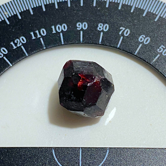 ALMANDINE GARNET CRYSTAL : WRANGELL GARNET MINE, PETERSBERG MINING DISTRICT, ALASKA, U.S.A. 2g. MF4546