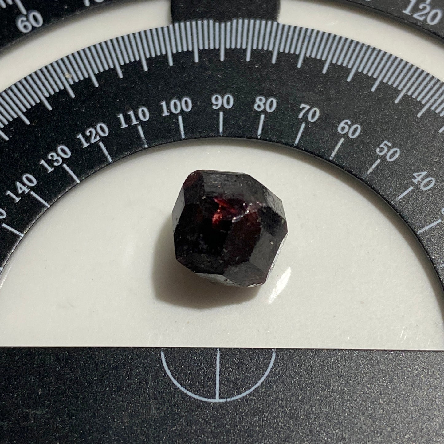 ALMANDINE GARNET CRYSTAL : WRANGELL GARNET MINE, PETERSBERG MINING DISTRICT, ALASKA, U.S.A. 2g. MF4546