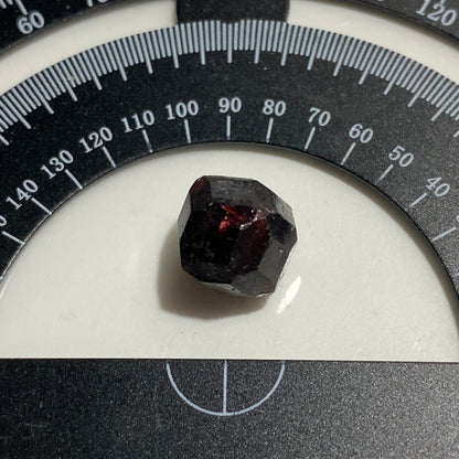 ALMANDINE GARNET CRYSTAL : WRANGELL GARNET MINE, PETERSBERG MINING DISTRICT, ALASKA, U.S.A. 2g. MF4546