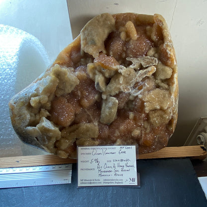 QUARTZ/CHALCEDONY GEODE - AIT OURIR, MARIKASH-SAFI, MOROCCO SUBSTANTIAL 5.9kg MF2001