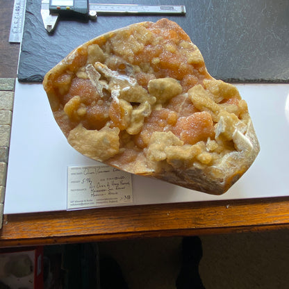 QUARTZ/CHALCEDONY GEODE - AIT OURIR, MARIKASH-SAFI, MOROCCO SUBSTANTIAL 5.9kg MF2001