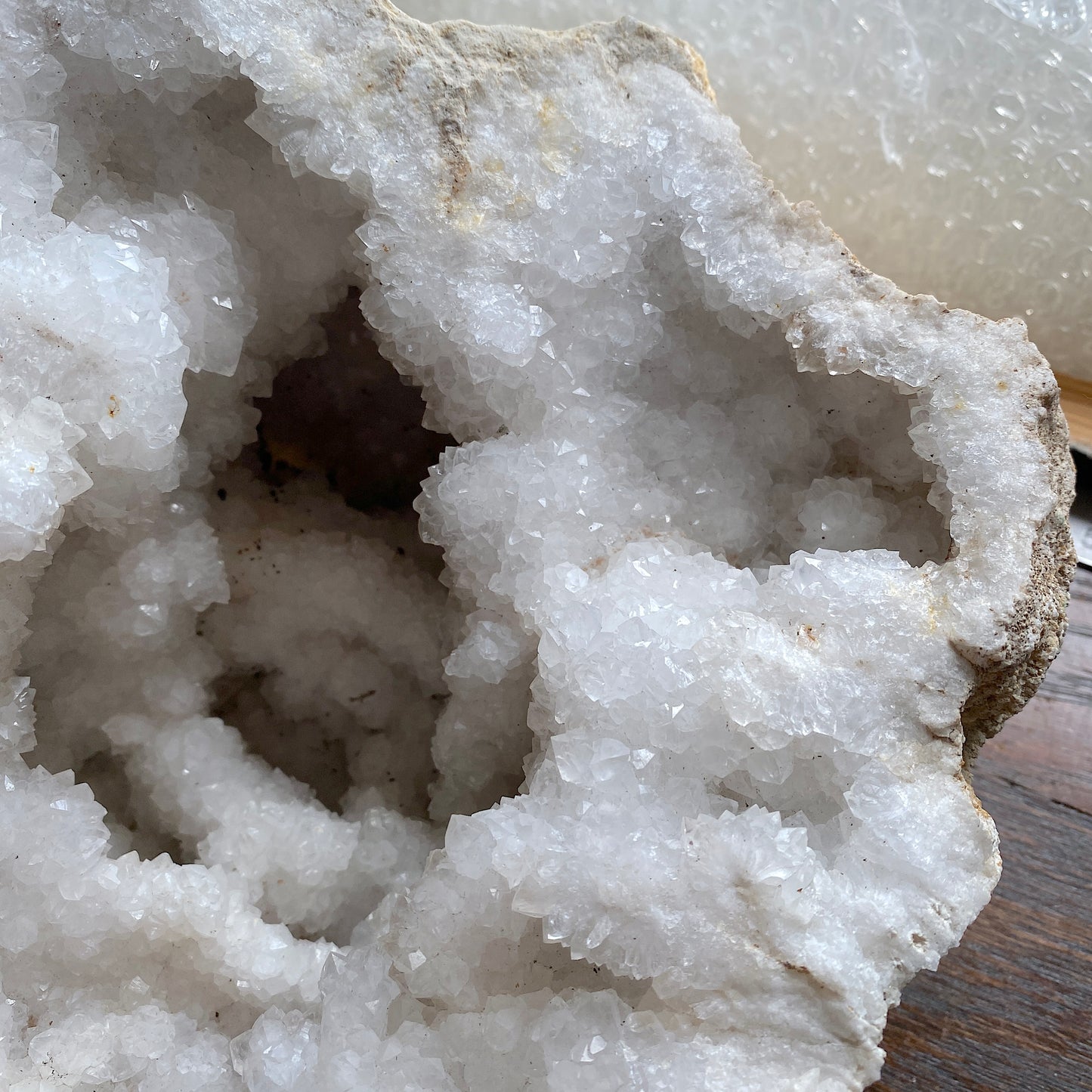 QUARTZ GEODE WONDERFUL MASSIVE PIECE FROM BU CRAA, MOROCCO 7.2kg MF2002