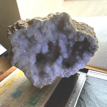 QUARTZ GEODE WONDERFUL MASSIVE PIECE FROM BU CRAA, MOROCCO 7.2kg MF2002