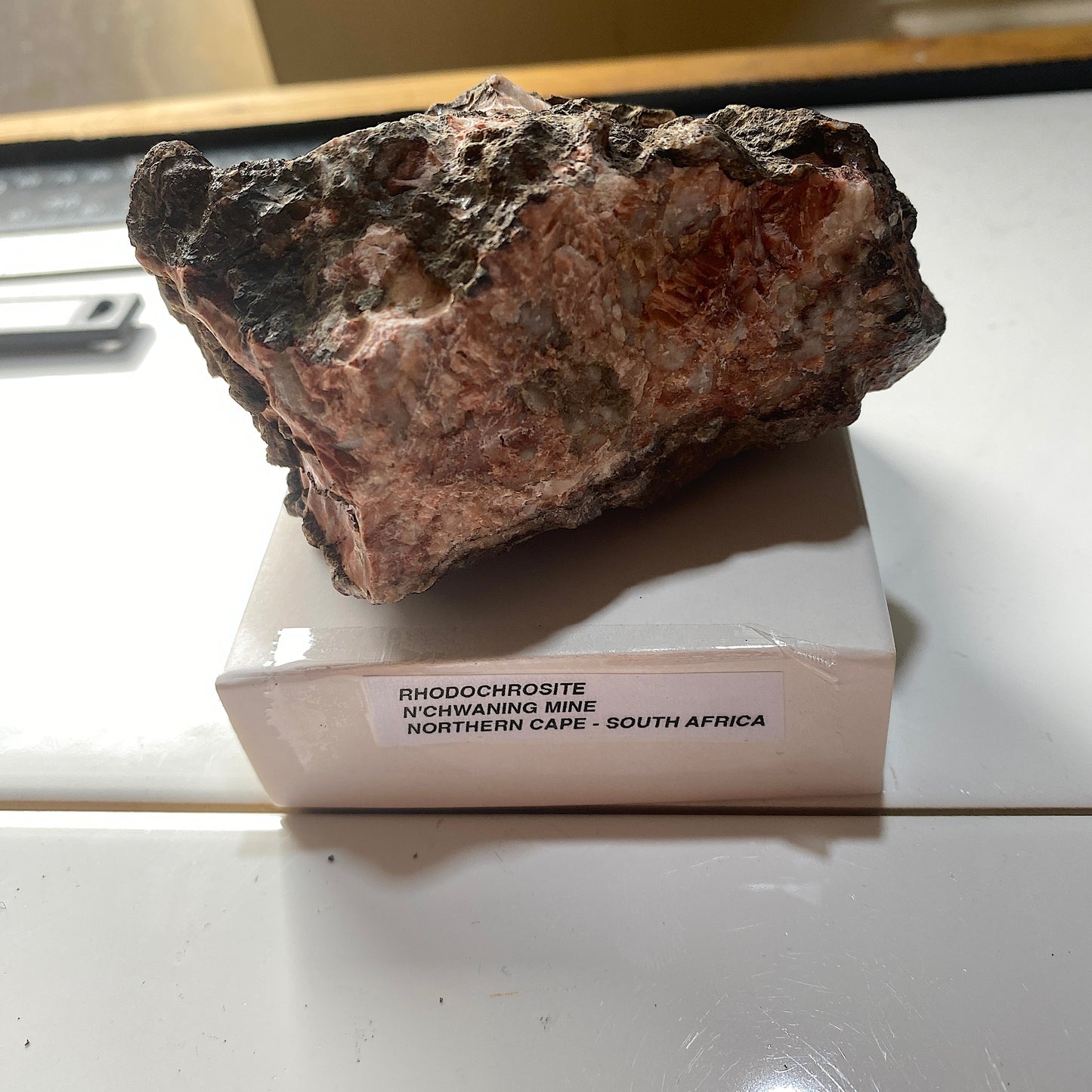 RHODOCHROSITE : N'CHWANING MINE, NORTHERN CAPE, SOUTH AFRICA 294g MF5192