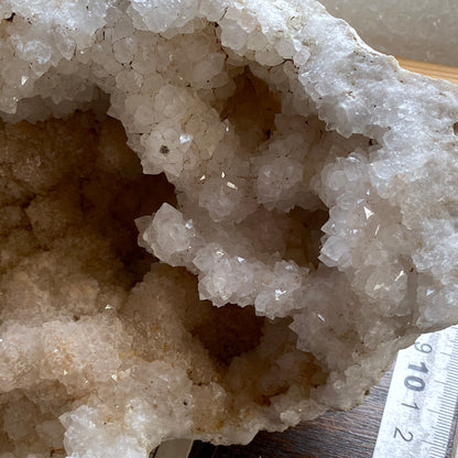 QUARTZ GEODE FROM BU CRAA, MOROCCO BEAUTIFUL SUBSTANTIAL SPECIMEN 3.2kg MF2003