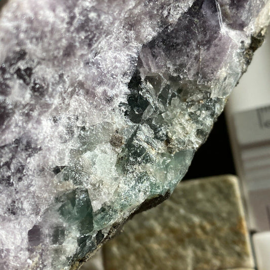 FLUORITE ETC INTERESTING SPECIMEN FROM WESTGATE, CO DURHAM, ENGLAND 582g MF6442