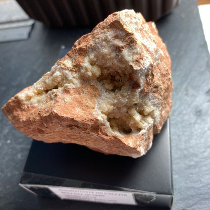 STRONTIANITE ON CALCITE FROM DULCOTE QUARRY ENGLAND 308g. MF1157