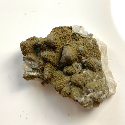 ÉPIMORPHE DE PYRITE APRÈS LA CALCITE DE CHIPPING SODBURY, ANGLETERRE 16g. MF6364