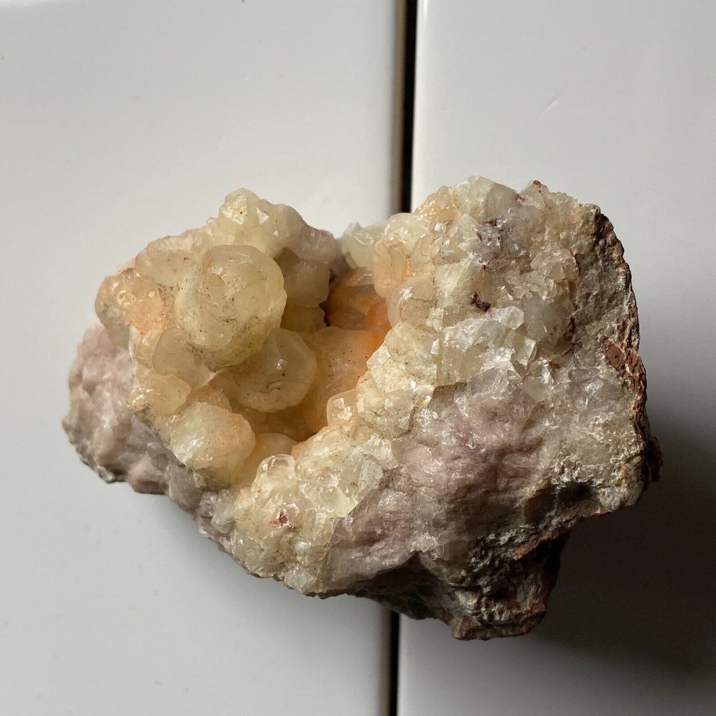 CALCITE AND QUARTZ  FROM DULCOTE THE MENDIPS SOMERSET 283g MF110