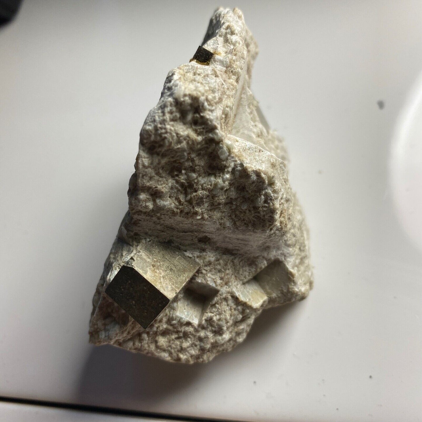 PYRITE IN TALC FROM SA MATTA MINE, SARDINIA, ITALY 140g MF6689