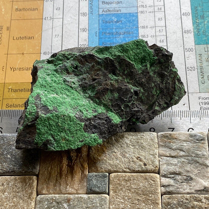 RARE SPECIMEN UVAROVITE/CHROMITE FROM GULEMAN MINES, TURKEY 195g MF6735