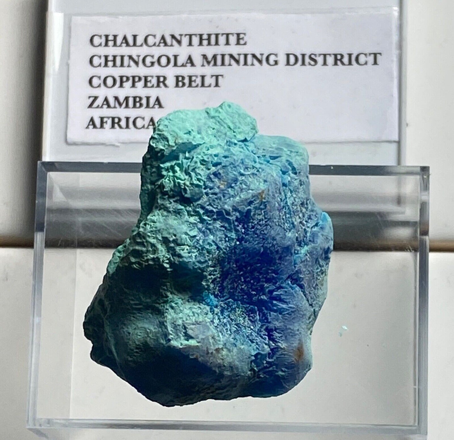 CHALCANTHITE RARE ZAMBIAN SPECIMEN 32g MF718