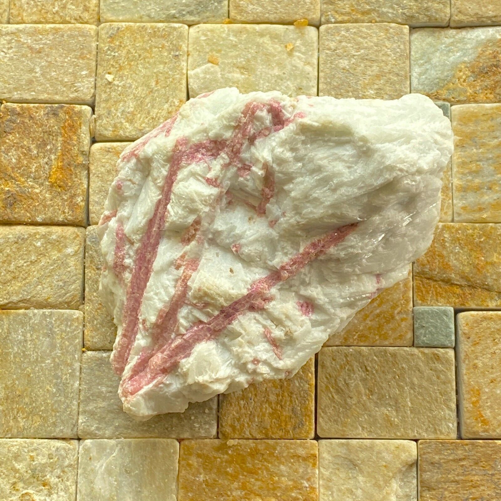 Rubellite Tourmaline in Albite Matrix