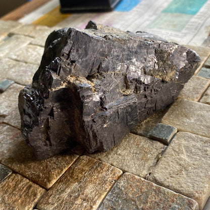 SOLID GALENA ORE FROM BORIEVA MINE, BULGARIA HEAVY 1020g MF1006