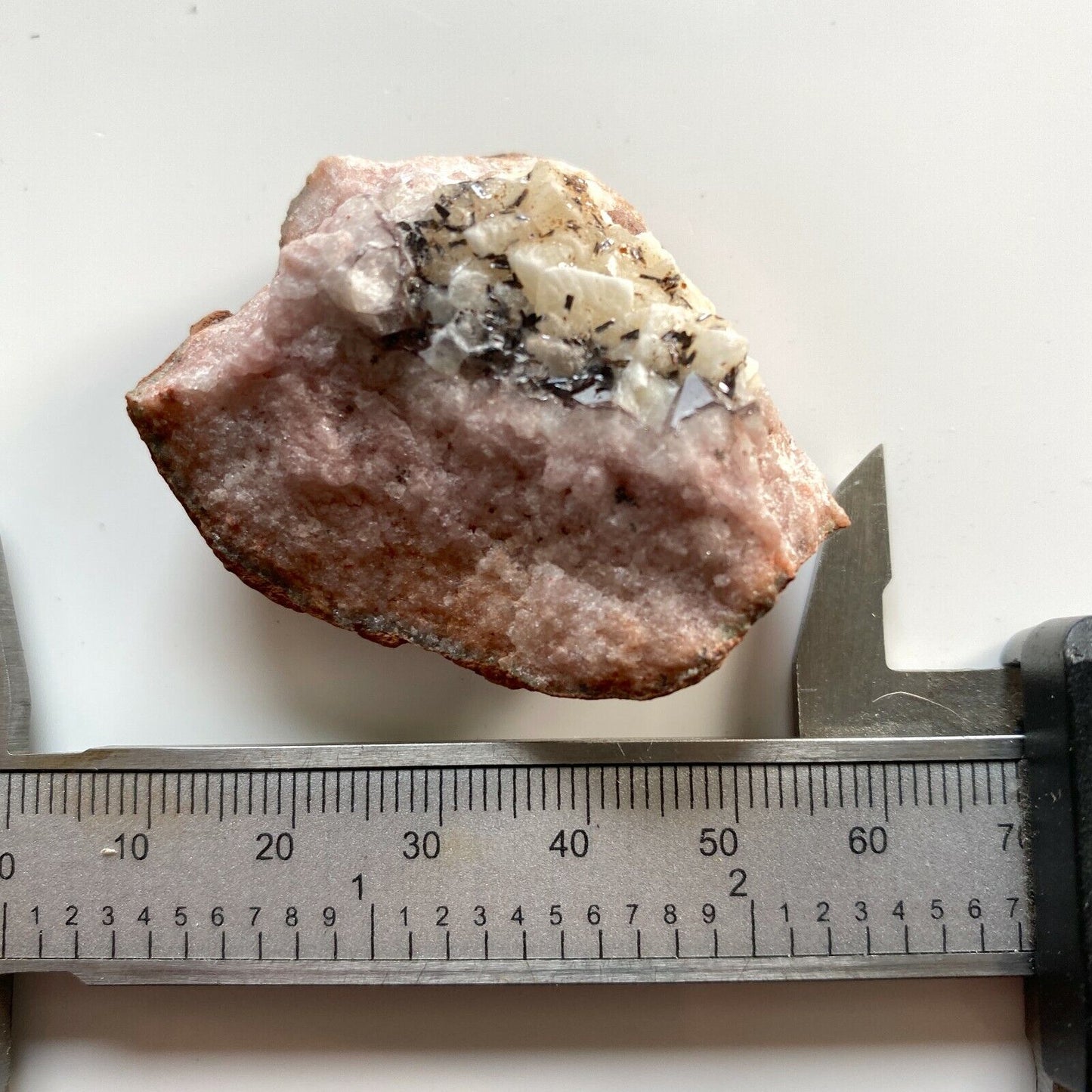 GOETHITE WITH QUARTZ & CALCITE FROM THE MENDIPS, SOMERSET 34g MF6391